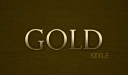 Gold Style cho Photoshop