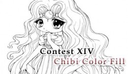 Contest XIV - Tập tô màu tranh vẽ Chibi