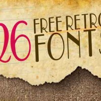 26 bộ Font chữ Retro cổ điển đẹp ấn tượng