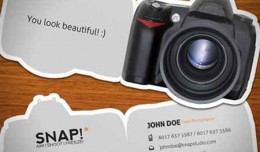 24 mẫu business card ấn tượng dành cho photographer