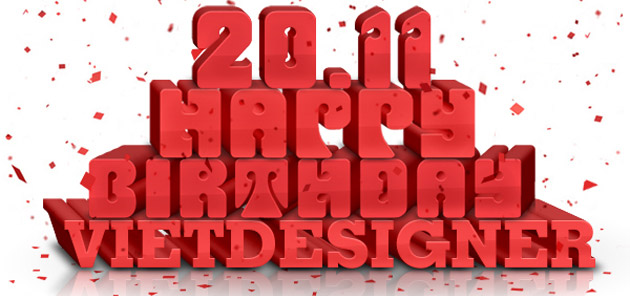 Hướng dẫn tạo hiệu ứng text 3D cực ấn tượng đón năm mới