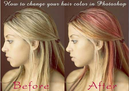 Cách thay đổi màu tóc đơn giản bằng Photoshop