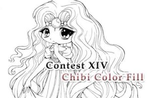 Contest XIV - Tập tô màu tranh vẽ Chibi