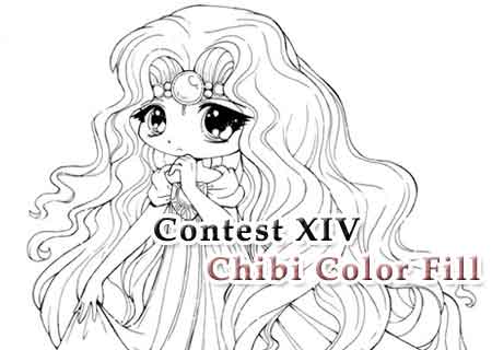 Contest XIV - Tập tô màu tranh vẽ Chibi